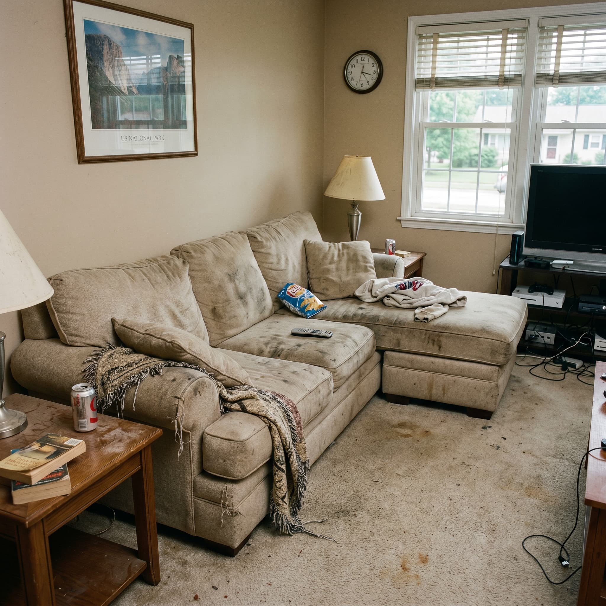 Furniture Cleaning before visual