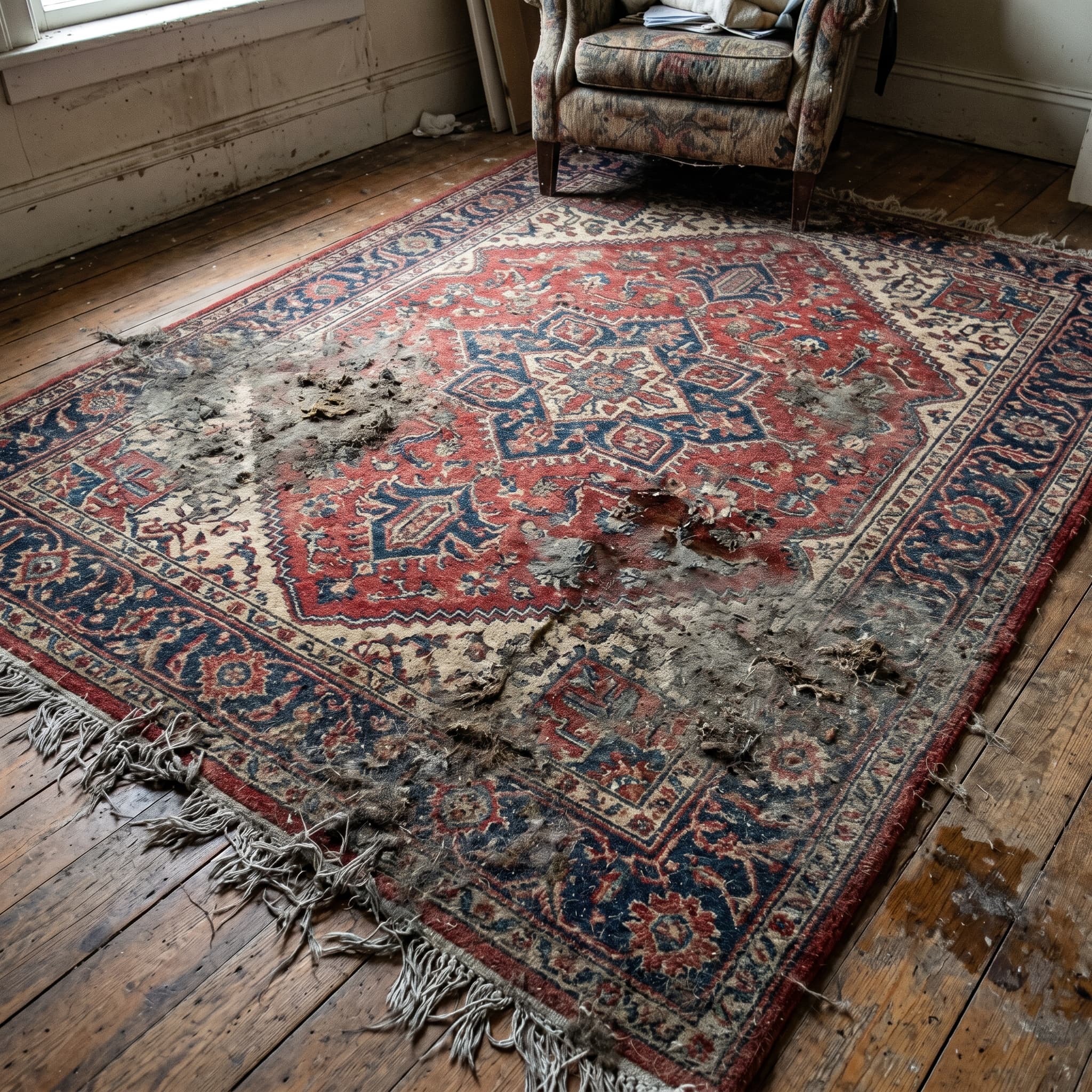 Rug Cleaning before visual
