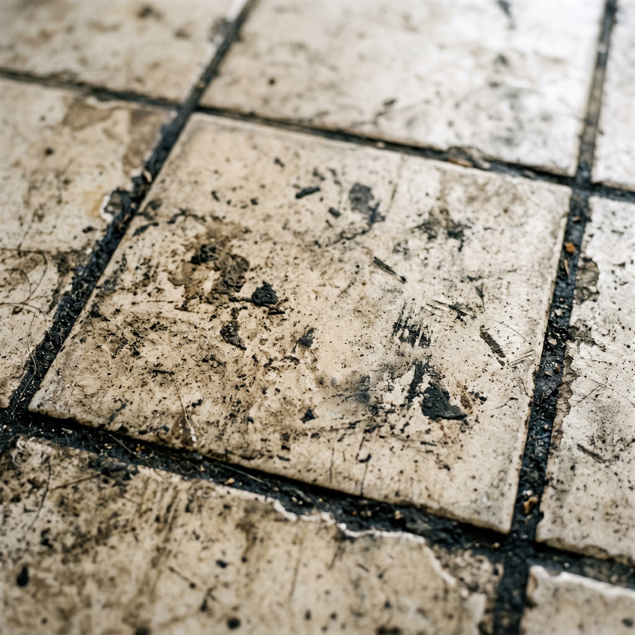 Tile and Grout before visual